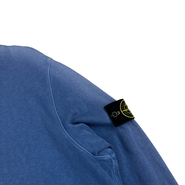 Stone Island 2019 Blue Pullover Hoodie - XL