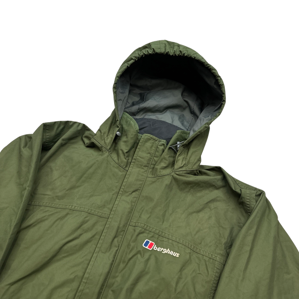 Berghaus Khaki Mesh Lined Raincoat Small