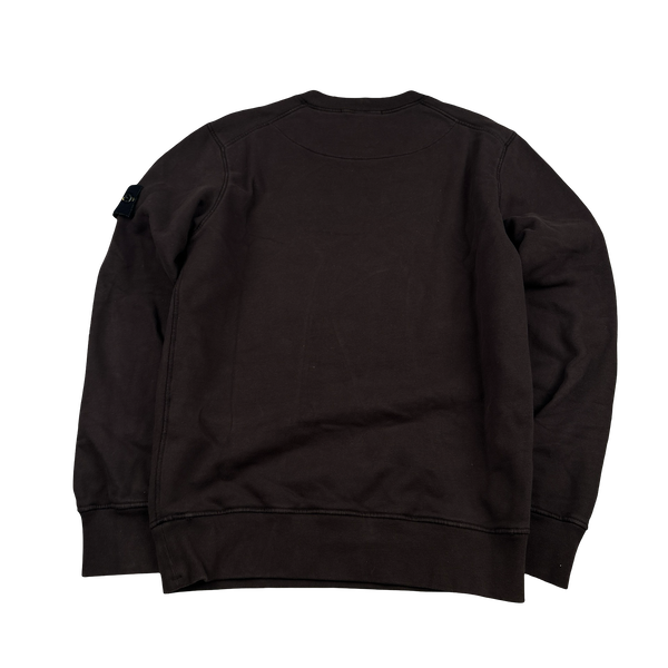 Stone Island 2021 Brown Crewneck Sweatshirt - Small
