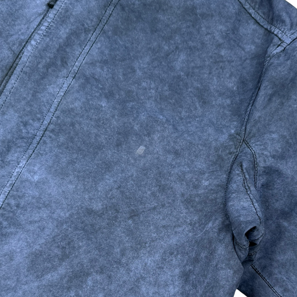 Stone Island Blue David TC Dust Colour Treatment Jacket - Large