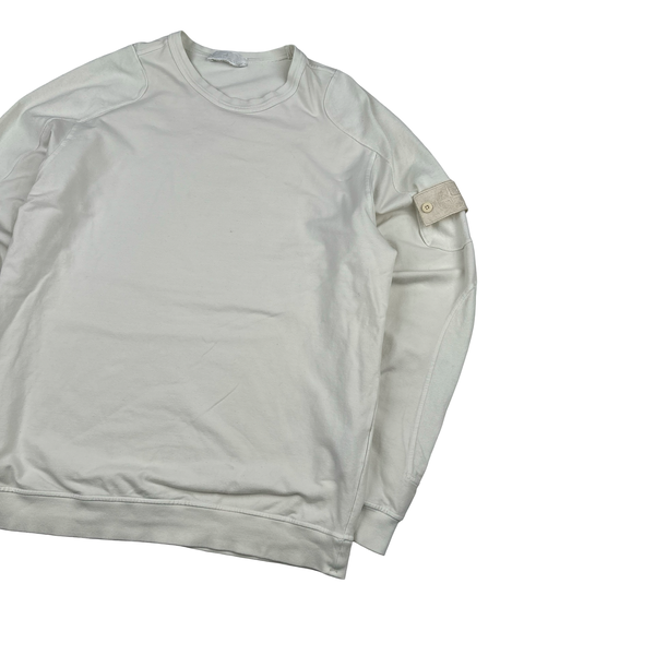 Stone Island 2018 White Ghost Crewneck Jumper - XXL