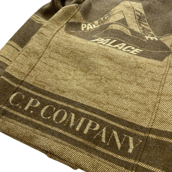 Palace Brown Wool Spellout Duffle Jacket - XS