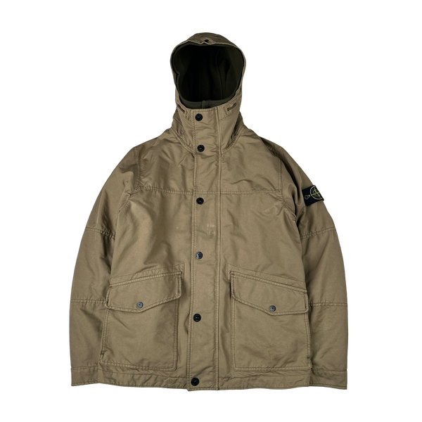 Stone Island 2015 Brown  David TC Dutch Rope Down Lined Winter Jacket - Medium