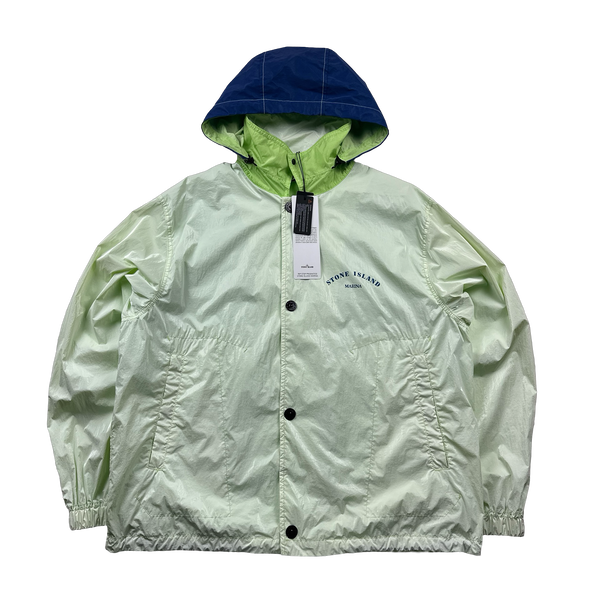 Stone Island Green Nylon Metal Reflective Marina Jacket - Large, Medium, Small