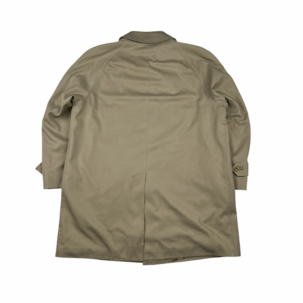 Burberry Nova Check Lined Tan Trench Coat - XXL