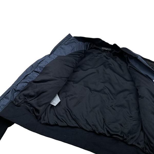 Stone Island 2011 Shadow Project Navy Nylon Cotton Lined Bomber Jacket - Medium