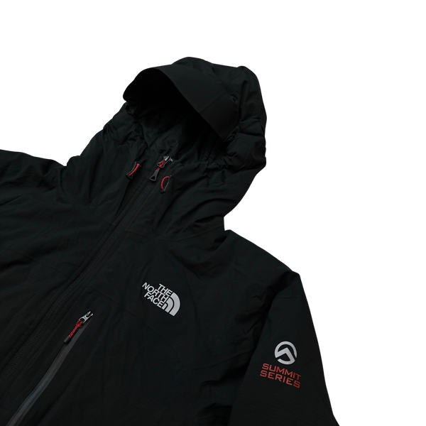 North Face Black Summit Series Down Padded Rain Jacket - Small