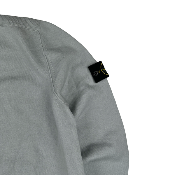 Stone Island Grey Wool Crewneck Jumper - XL