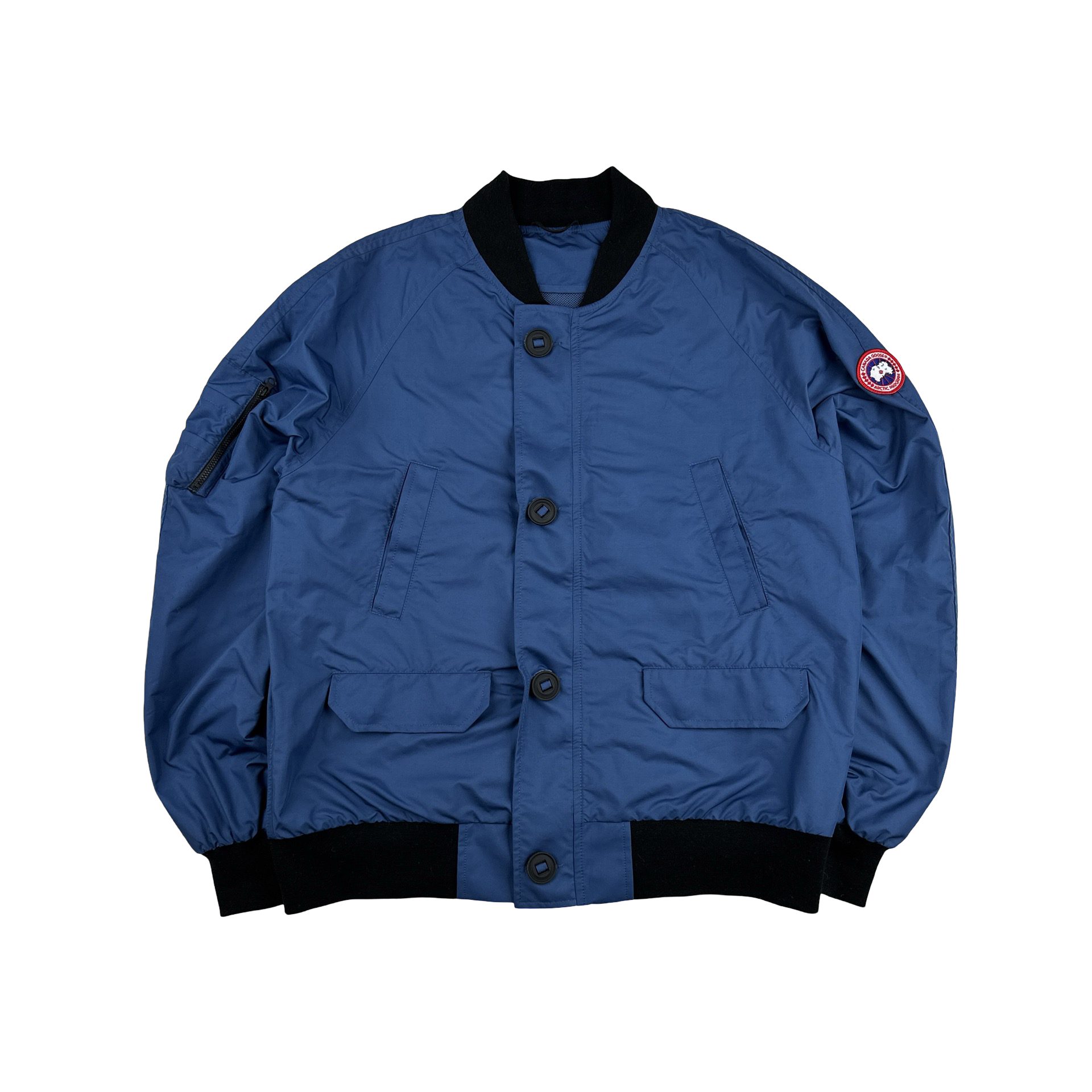Canada Goose Blue Faber Bomber Jacket - Large – Mat's Island
