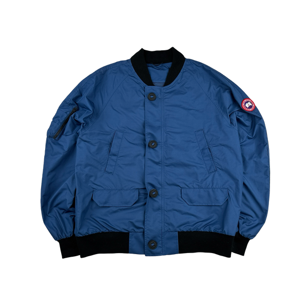 Canada Goose Blue Faber Bomber Jacket - Large