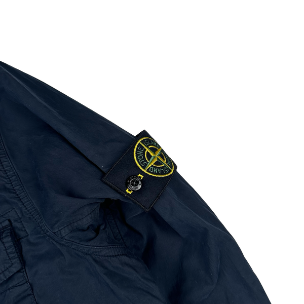 Stone Island 2014 Navy Double Lined Cotton Overshirt - 3XL