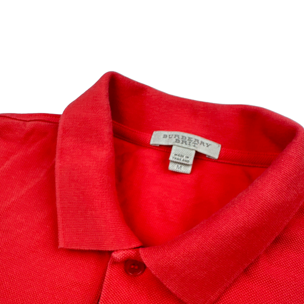 Burberry Brit Spellout Emblem Polo Shirt - Medium