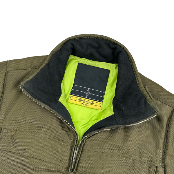 Stone Island 2009 Denims Khaki Heavyweight Down Filled Bomber Jacket - XL