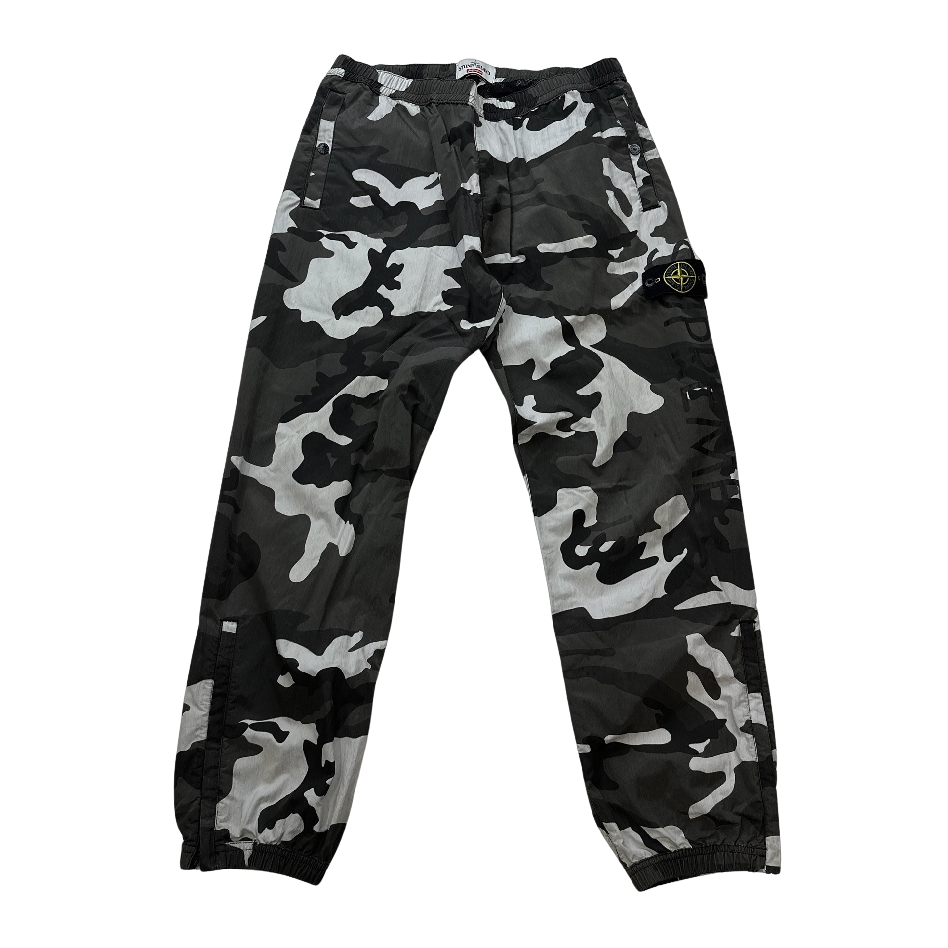 Stone Island x Supreme Grey Camo Army Trousers - Medium – Mat's Island