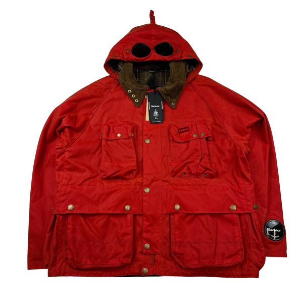 CP Company x Barbour Multi Pocket 500 Mille Waxed Jacket - XL