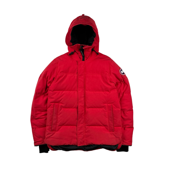 Canada Goose Red Macmilan Premium Down Parka Jacket - Medium