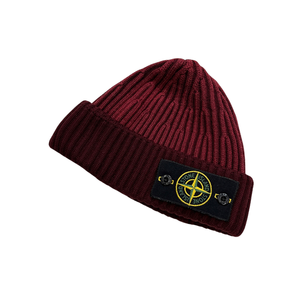 Stone Island 2012 Red Two Tone Beanie