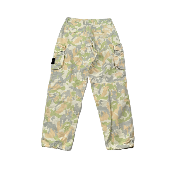 Stone Island x Supreme 2022 Ice Camo Cargo Trousers - 30"