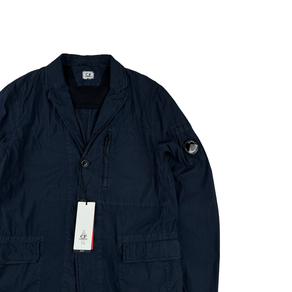 CP Company 50 Fili Navy Blazer Jacket - Large