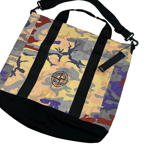 Stone Island 2022 Heritage Camo Tote Bag