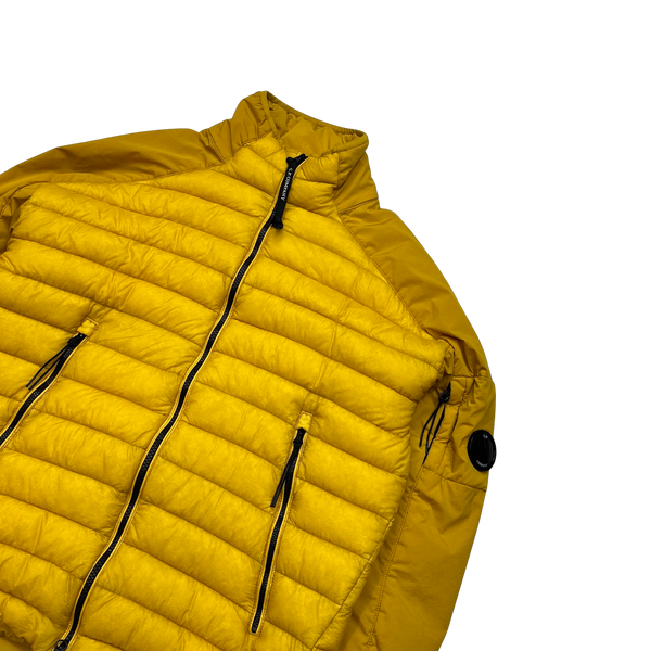 CP Company Yellow D D Shell Bomber Jacket - Large
