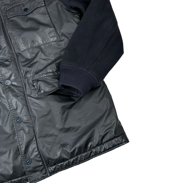 Stone Island 2013 Panno Tinto In Capo Piu Mussola Gommata MGP Ghost Jacket - 3XL