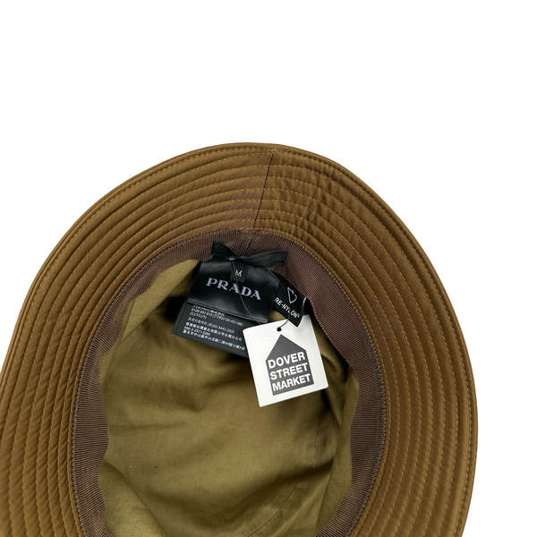 PRADA RE-NYLON BUCKET HAT BROWN “XLサイズ” Prada Cotton Bucket Hat