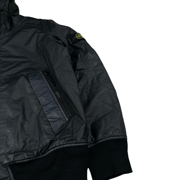 Stone Island 2013 Mussola Gommata Navy Quilted Jacket - XXL