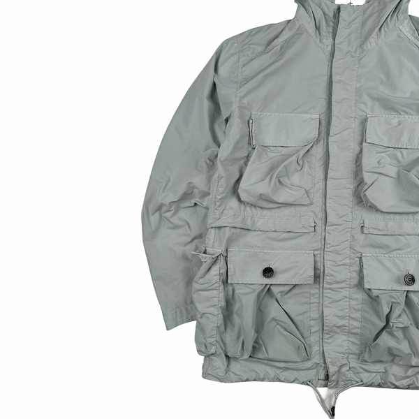 Stone Island 2017 Ice Blue David Tela Light TC Field Jacket - Large