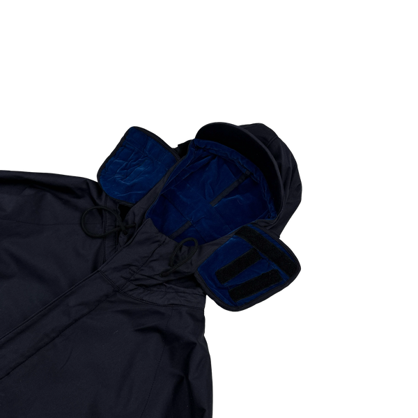 Stone Island 2004 Navy Raso Floccato Riot Mask Sniper Jacket - Medium