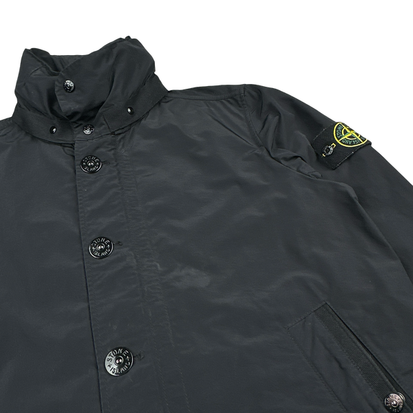 Stone Island 2011 Black Micro Reps Lightweight Field Jacket - Medium