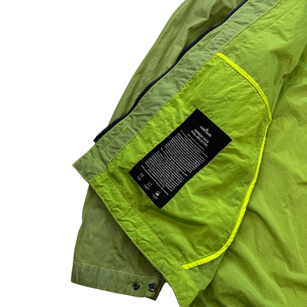 Stone Island 2016 Green Pixel Reflective Hooded Jacket - XXL