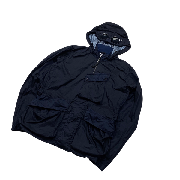 CP Company Navy Nyfoil Goggle Jacket - Medium