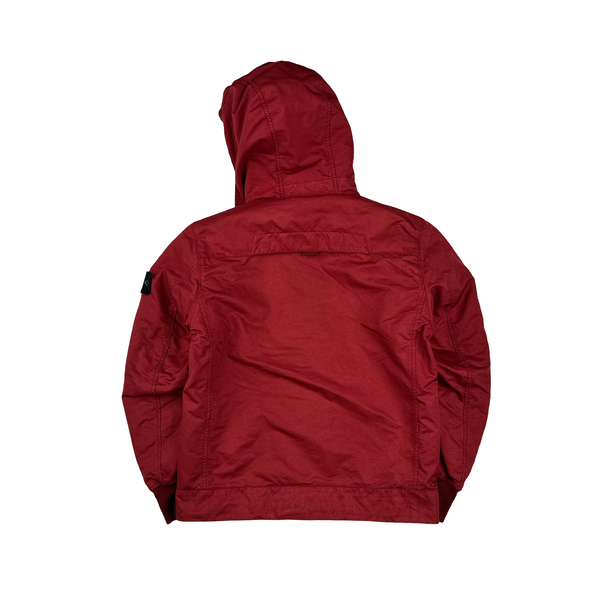 Stone Island 2015 Silver Sherling Liner Fur Hood David TC Jacket - Small