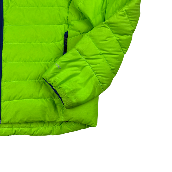 Ralph Lauren Performance Neon Green Down Filled Puffer Jacket - Large