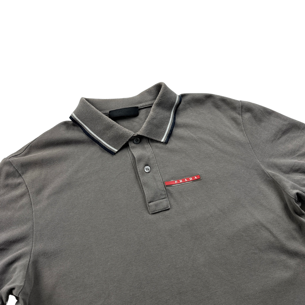 Prada polo grey clearance