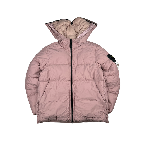 Stone Island 2022 Pink Naslan Light Watro Down TC Puffer - XL