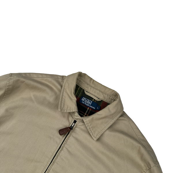 Ralph Lauren Sand Harrington Jacket - Large