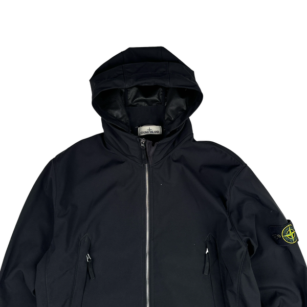 Stone Island 2020 Black Light Soft Shell R Jacket - XL