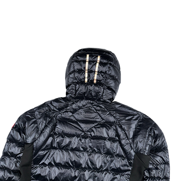 Canada Goose Black Hybridge Slim Fit Lightweight Quilted Down Jacket - XL