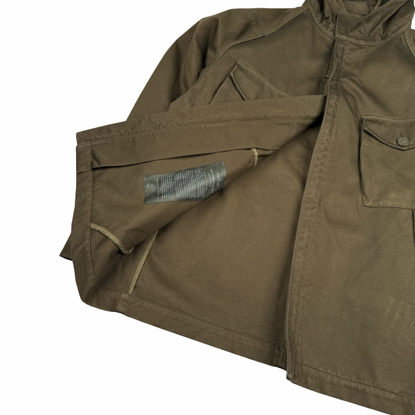 Stone Island Khaki Ghost Raso Gommato Double Jacket - XL
