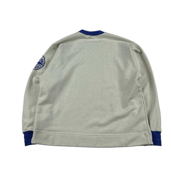 Stone Island 2021 Cotton Double Lined Ribbed Neck Embroidered Compass Jumper - Medium