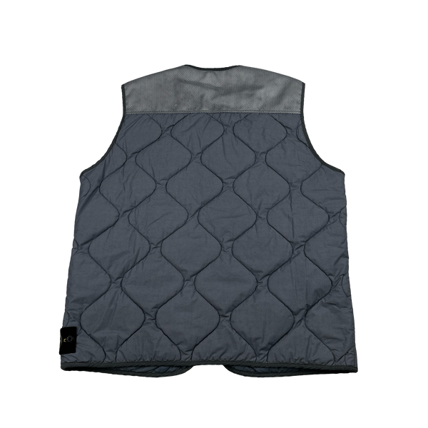 Stone Island 2021 Modified Panama 6/3 HT Nylon Primaloft TC Gilet - Medium