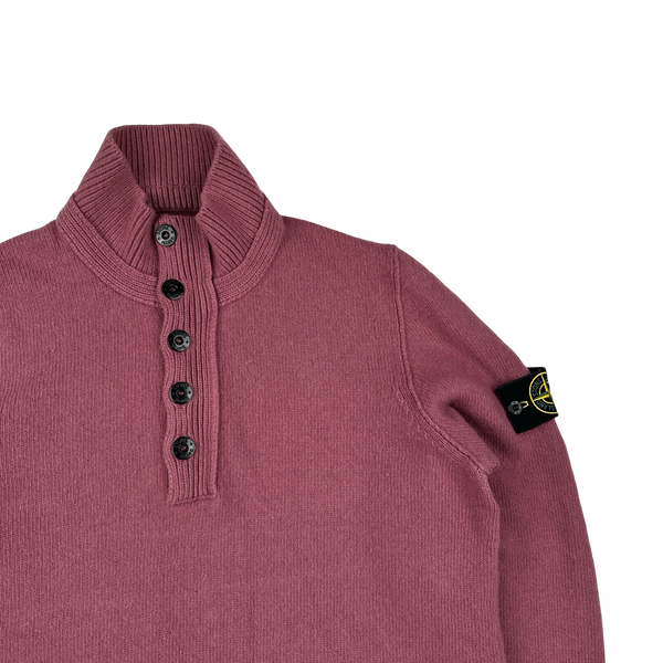 Stone Island 2014 Pink Knitted Pullover Jumper - Large