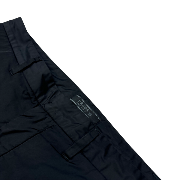Prada Padded Slim Fit Nylon Shell Trousers - 34"