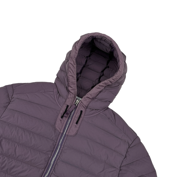 Stone Island 2020 Plum Loom Down Woven Puffer Jacket -  Large