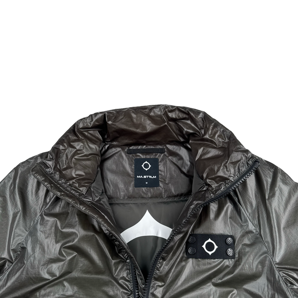 Ma Strum Grey Heat Reactive Ice Puffer Jacket - Medium