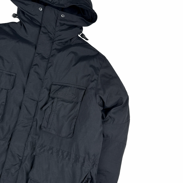 Ralph Lauren Polo Sport Black Heavy Down Filled Parka Jacket - Large