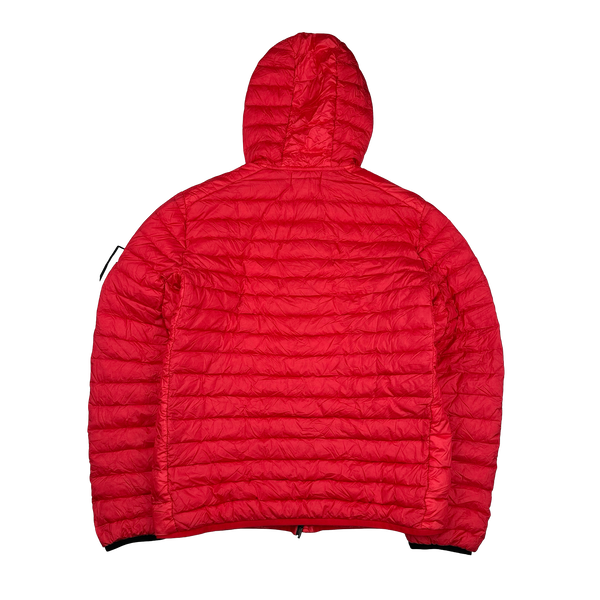 Stone Island 2022 Red Loom Woven R Nylon Down TC Puffer - Small, Large, XL