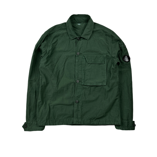 CP Company Green Cotton Overshirt - Small